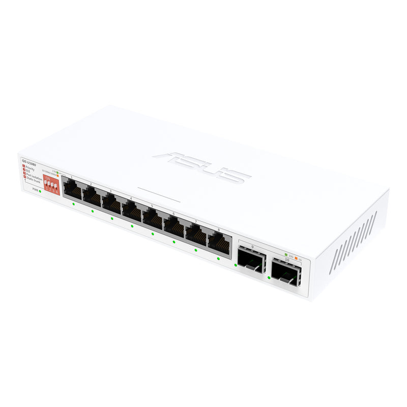 Afbeelding laden in galerijviewer, Asus qg-u1080 2.5ge unm 08 switch (wit)