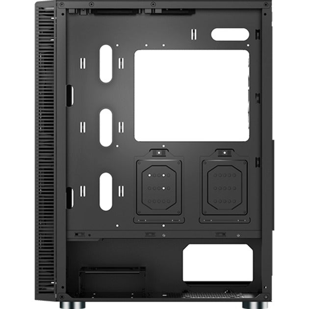 Afbeelding laden in galerijviewer, Montech x3 mesh midi tower behuizing (zwart | 3x usb-a | rgb | tempered glass)