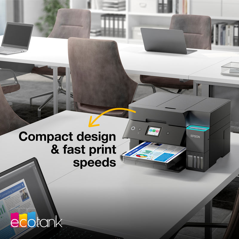 Afbeelding laden in galerijviewer, Epson ecotank et-4950 all-in-one inkjetprinter (zwart, faxen, scannen, kopiëren, wifi, inclusief tot 3 jaar inkt)