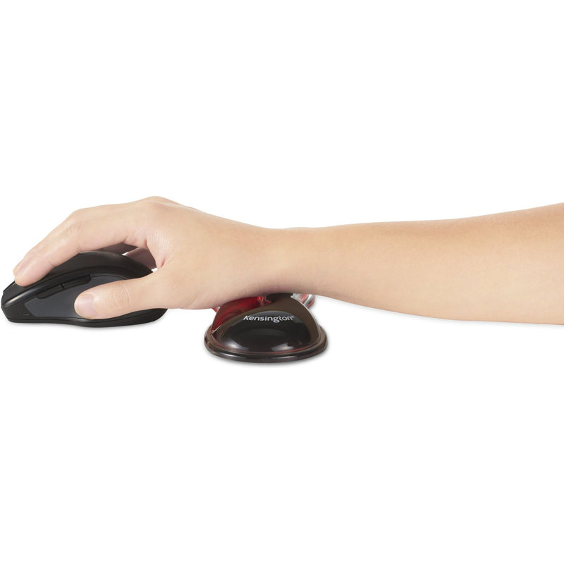 Afbeelding laden in galerijviewer, Kensington slim duo gel mouse trackball wrist rest polssteun (rood zwart)