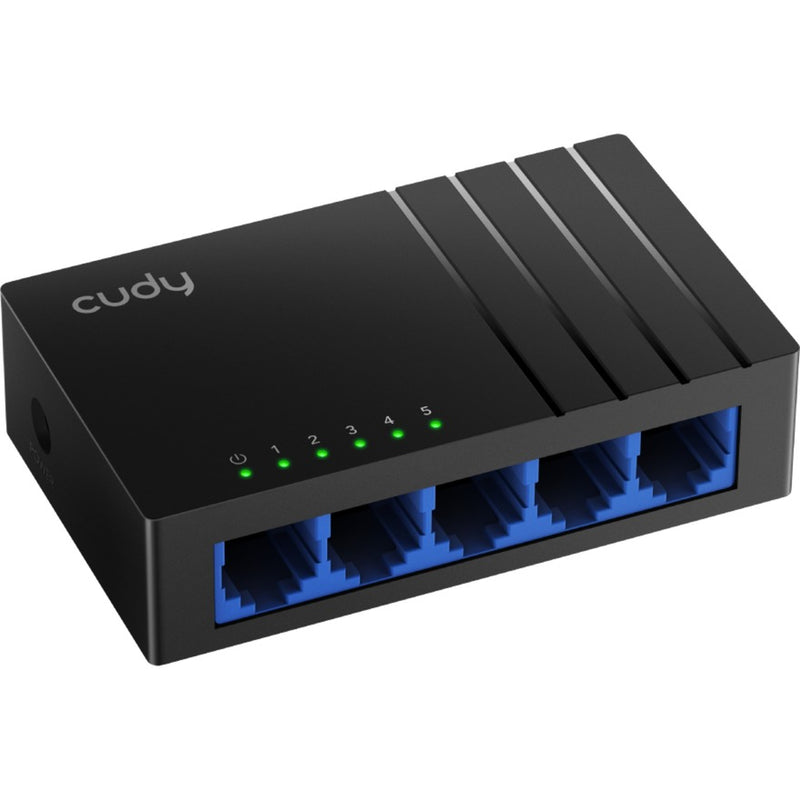 Afbeelding laden in galerijviewer, Cudy 5-port gigabit desktop switch (zwart)