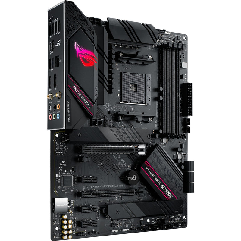 Afbeelding laden in galerijviewer, Asus rog strix b550-f gaming wi-fi ii socket am4 moederbord (zwart, raid, gb-lan, wi-fi 6, bt, sound, atx)