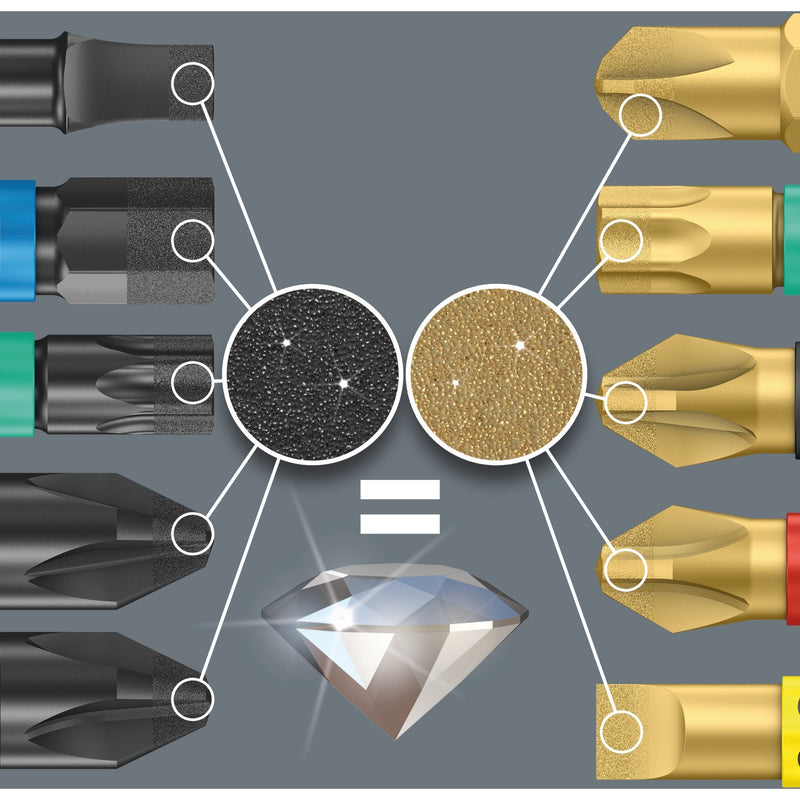 Afbeelding laden in galerijviewer, Wera bit-check 30 diamond 1 bitset (bithouder en bits)