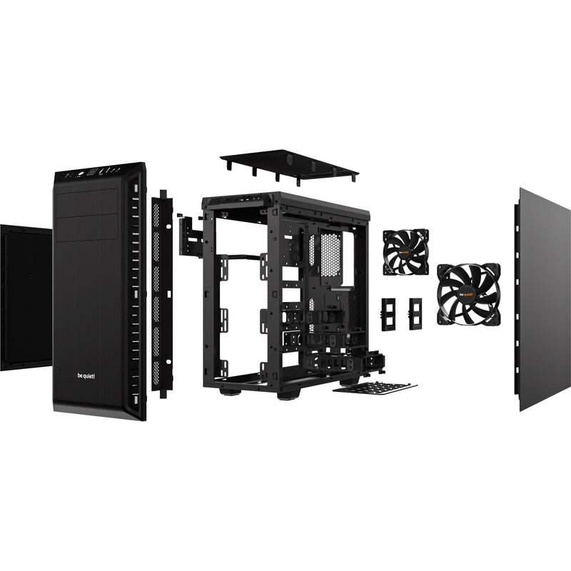 Afbeelding laden in galerijviewer, Be quiet! pure base 600 midi tower behuizing (zwart | 2x usb-a)