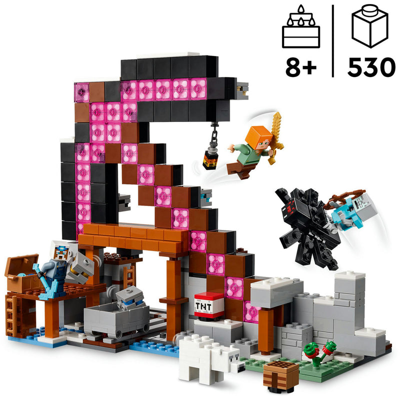 Afbeelding laden in galerijviewer, Lego minecraft de pikhouweelmijn bouwpakket voor kinderen - 21277