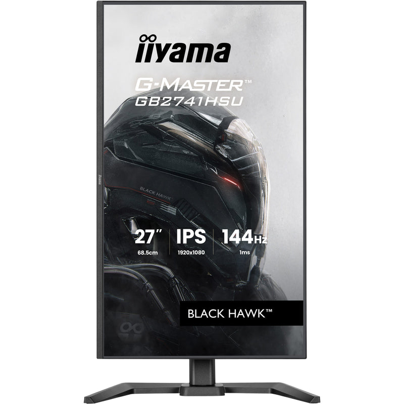 Afbeelding laden in galerijviewer, Iiyama g-master black hawk gb2741hsu-b1 27 gaming monitor (zwart, hdmi, displayport, 2x usb-a, usb-b, 144 hz)