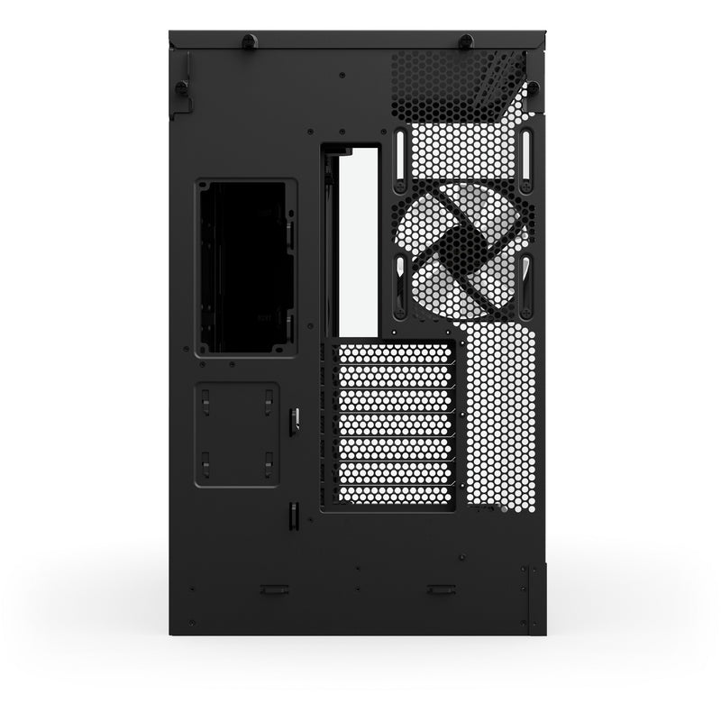Afbeelding laden in galerijviewer, Nzxt h9 flow rgb+ midi tower behuizing (zwart (mat) | 2x usb-a | 1x usb-c | rgb | tempered glass)