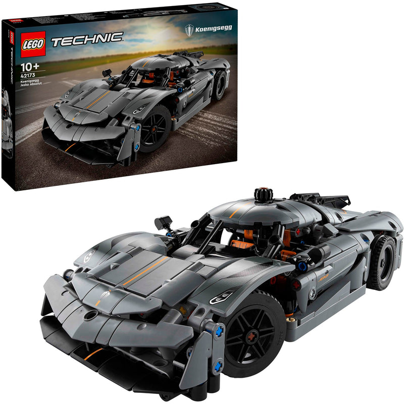 Afbeelding laden in galerijviewer, Lego technic 42173 koenigsegg jesko absolut grijze hypercar