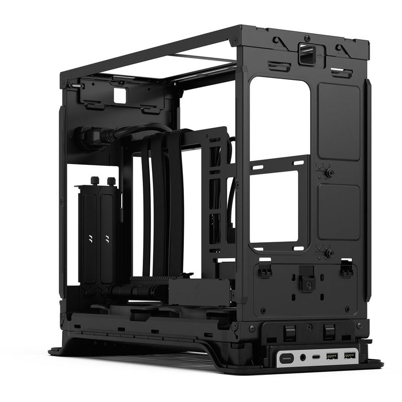 Afbeelding laden in galerijviewer, Fractal design era 2 silver mini tower behuizing (zilver | 2x usb-a | 1x usb-c)