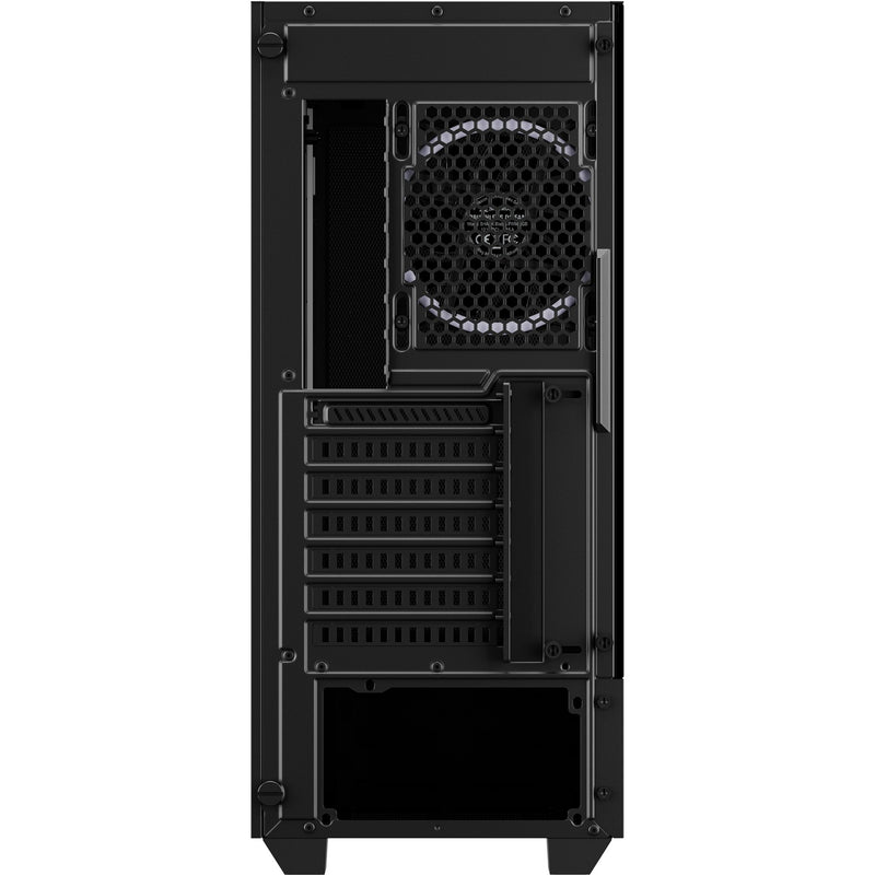 Afbeelding laden in galerijviewer, Sharkoon rgb hex midi tower behuizing (zwart | 2x usb-a | 1x usb-c | rgb | tempered glass)