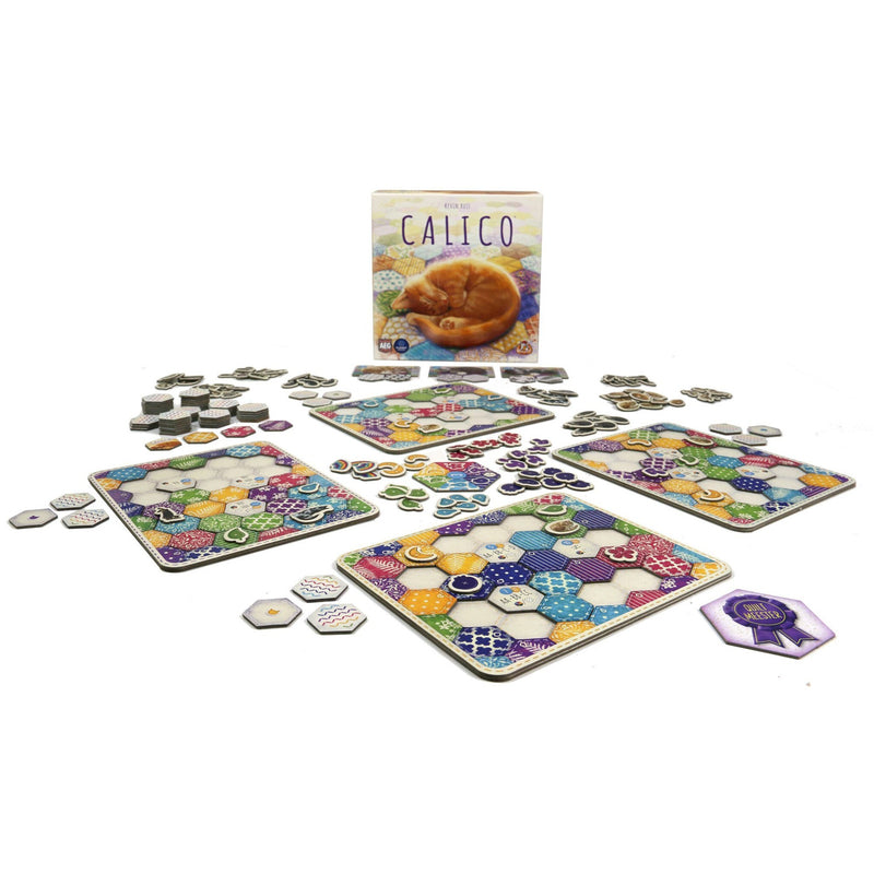 Afbeelding laden in galerijviewer, White goblin games calico bordspel (nederlands, 1 - 4 spelers, 45 minuten, vanaf 10 jaar)