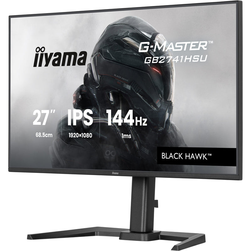 Afbeelding laden in galerijviewer, Iiyama g-master black hawk gb2741hsu-b1 27 gaming monitor (zwart, hdmi, displayport, 2x usb-a, usb-b, 144 hz)