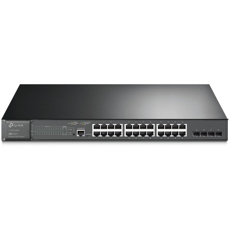 Afbeelding laden in galerijviewer, Abi schakelaar tp-link tl-sg3428mp zwart