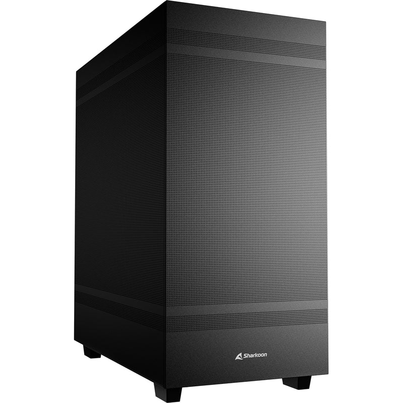 Afbeelding laden in galerijviewer, Sharkoon rebel c50 black midi tower behuizing (zwart | 2x usb-a | 1x usb-c)