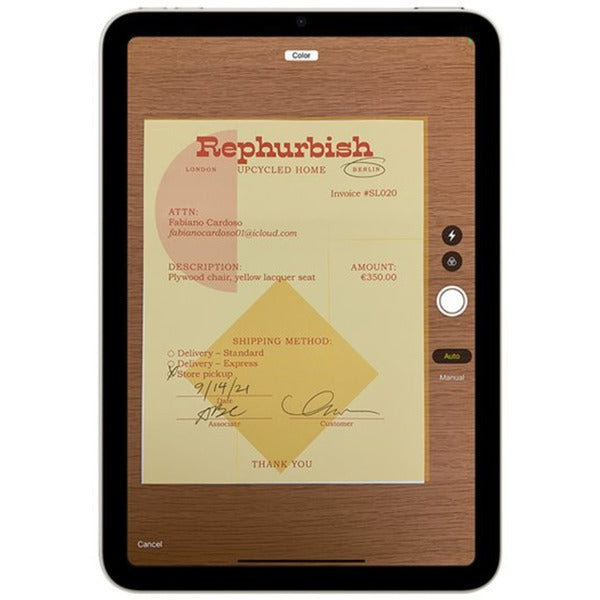 Afbeelding laden in galerijviewer, Apple ipad air (mm9p3nf a) refurbished 10.9 tablet (wit | 256 gb | apple m1 | ipados 15 | wi-fi 6)