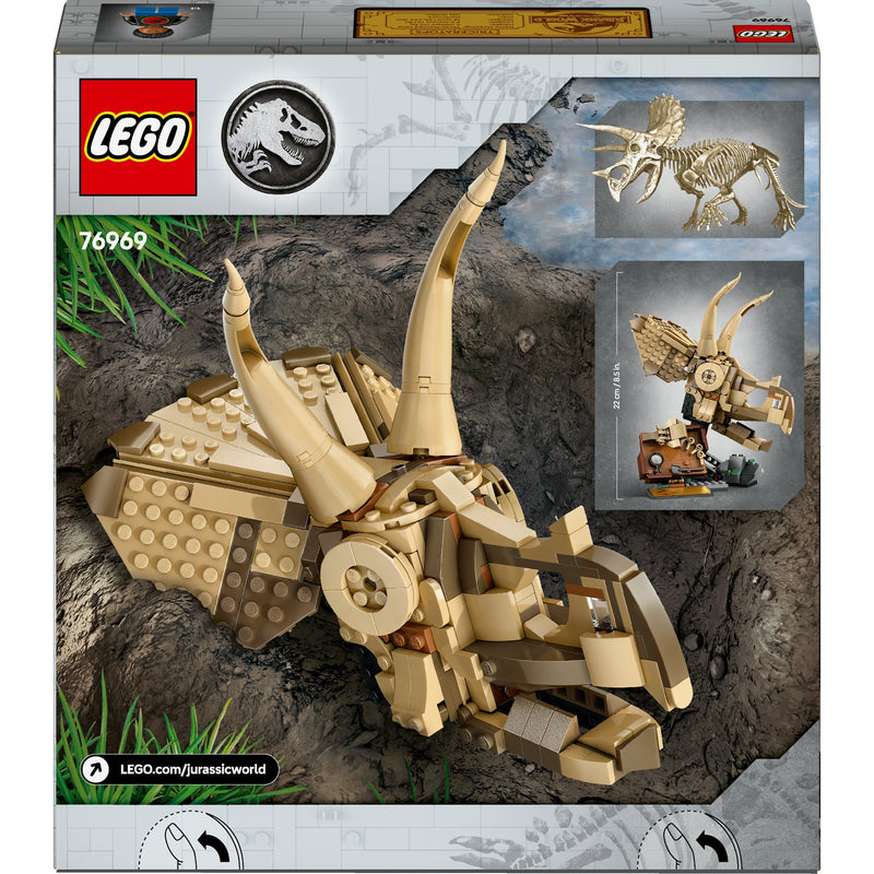 Afbeelding laden in galerijviewer, Lego jurassic world dinosaurusfossielen: triceratops schedel - 76969