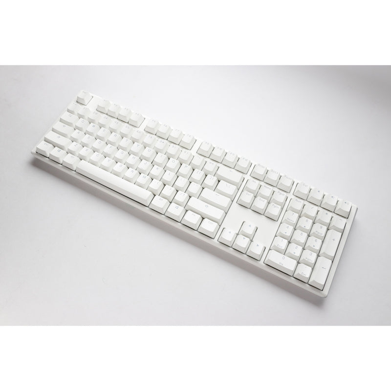 Afbeelding laden in galerijviewer, Ducky one 3 classic pure white, toetsenbord (wit, us lay-out, cherry mx blue, rgb led, double-shot pbt, hot-swappable, quack mechanics)
