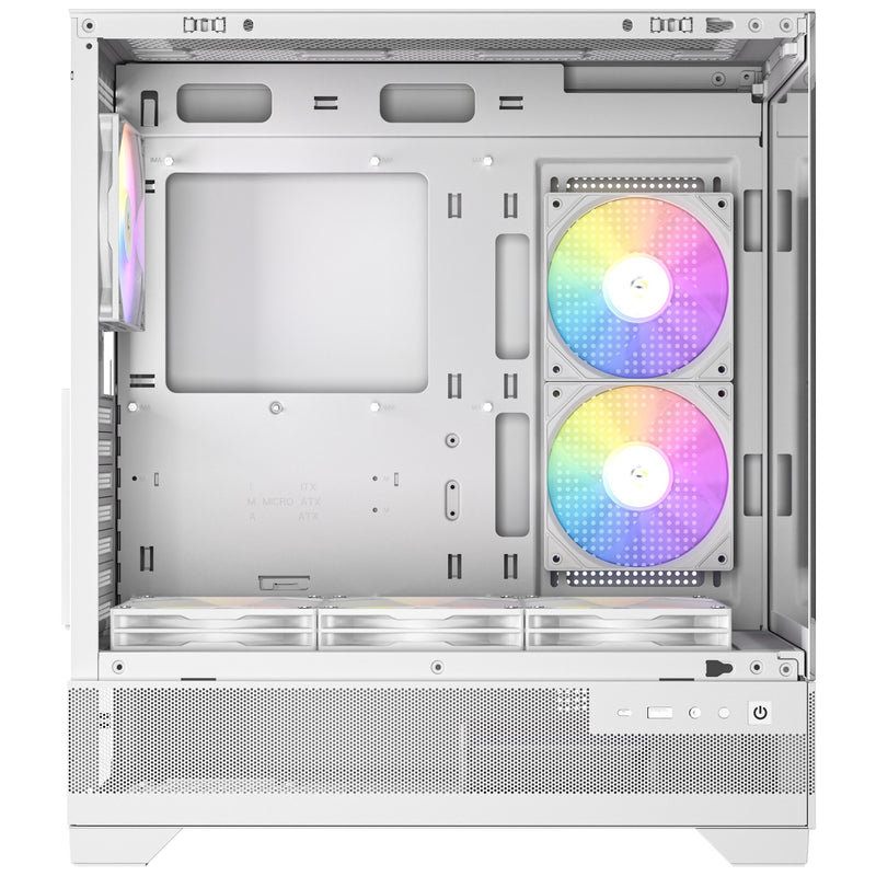 Afbeelding laden in galerijviewer, Antec cx700 elite rgb midi tower behuizing (wit | 2x usb-a | tempered glass)