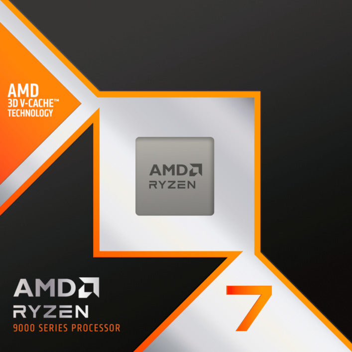 Afbeelding laden in galerijviewer, Amd ryzen 7 9850x3d, 4,7 ghz (5,6 ghz turbo boost) socket am5 processor (unlocked, boxed)