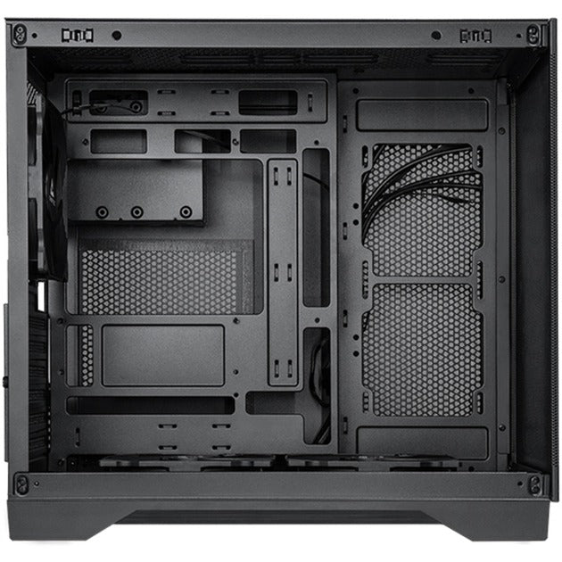 Afbeelding laden in galerijviewer, Chieftec visio air midi tower behuizing (zwart | 2x usb-a | 1x usb-c | tempered glass)