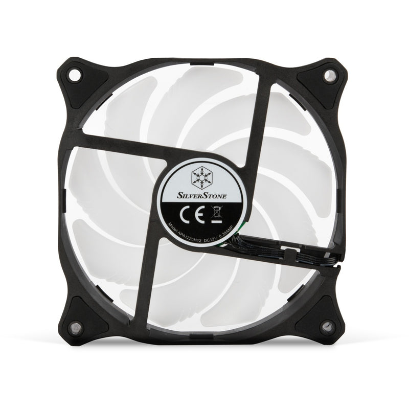 Afbeelding laden in galerijviewer, Silverstone air blazer 120r rgb case fan (zwart, 120 x 25 x 120 mm, pwm)