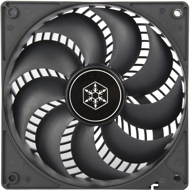 Afbeelding laden in galerijviewer, Silverstone air penetrator 120i case fan (zwart, 120 x 120 x 25 mm)