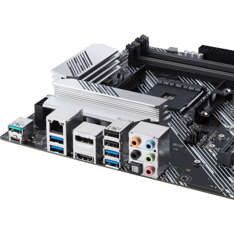 Afbeelding laden in galerijviewer, Asus prime b550-plus socket am4 moederbord (zwart zilver, raid, gb-lan, sound, atx)