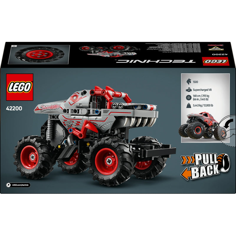 Afbeelding laden in galerijviewer, Lego technic monster jam™ thunderroarus™ pull-back truck - 42200