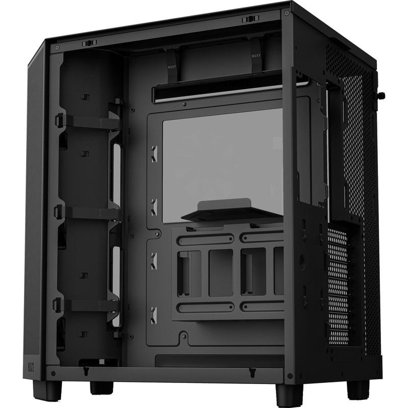 Afbeelding laden in galerijviewer, Nzxt h6 flow midi tower behuizing (zwart | 2x usb-a | 1x usb-c | tempered glass)