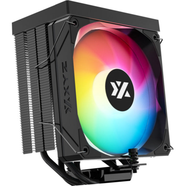 Afbeelding laden in galerijviewer, Xyz pc gear thermax 4 pulsar a-rgb cpu-koeler (zwart, argb, pwm)
