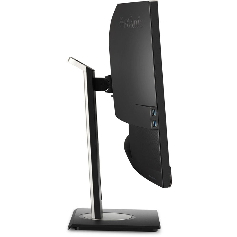Afbeelding laden in galerijviewer, Viewsonic uwqhd curved docking monitor vg3456c 34 ultrawide (zwart (mat), 2x hdmi, 1x displayport, usb-a, usb-b, usb-c, lan, audio)