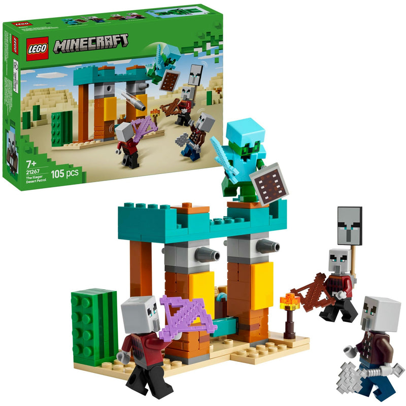 Afbeelding laden in galerijviewer, Lego minecraft 21267 de illagers in de woestijn