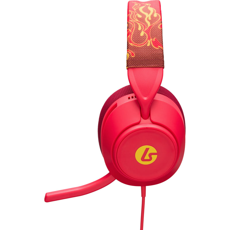 Afbeelding laden in galerijviewer, Powera lucidsound ls10x gen 2 bedrade gamingheadset voor xbox series x|s - rood vuur over-ear gaming headset (rood geel, xbox series x|s, xbox one, pc)