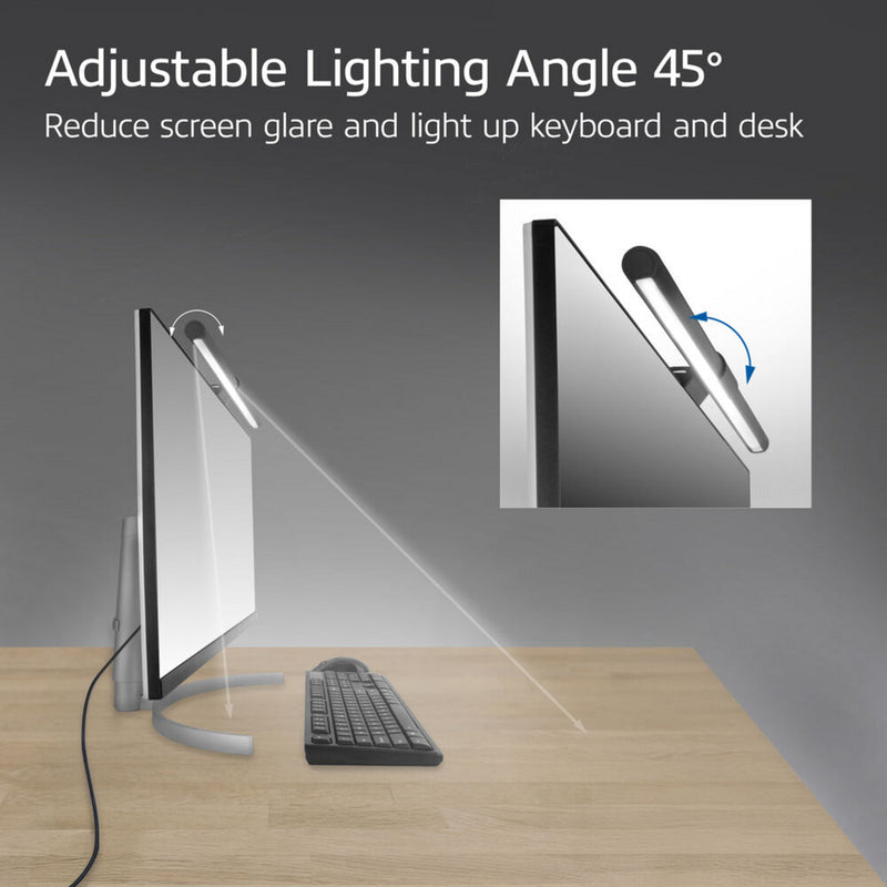 Afbeelding laden in galerijviewer, Act connectivity dimbare monitor led lichtbalk led-bar (zwart, usb-voeding, 3000k-6500k)