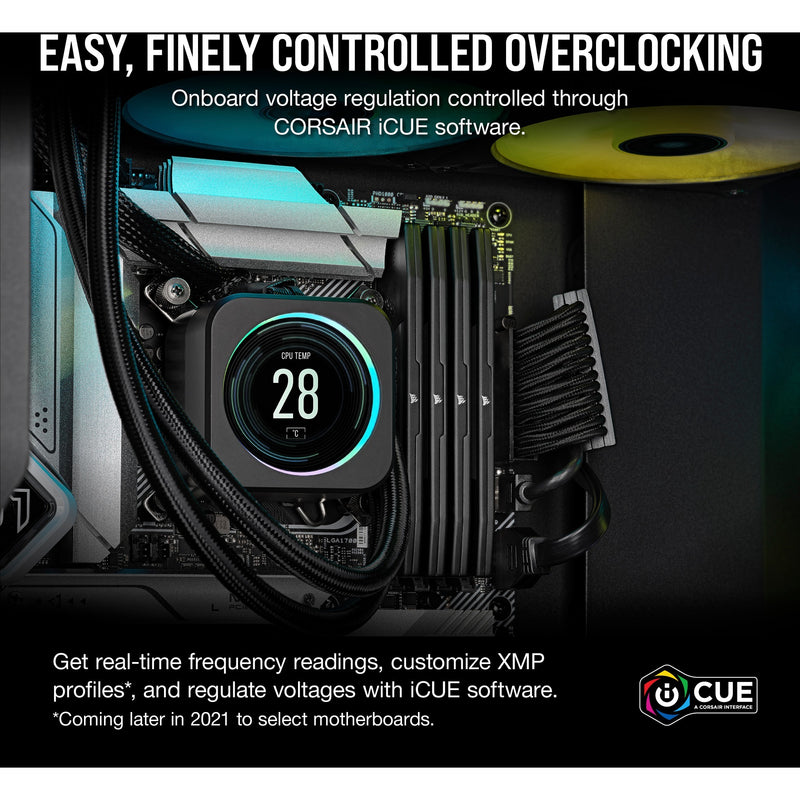 Afbeelding laden in galerijviewer, Corsair vengeance 16 gb ddr5-5200 (2x 8 gb) werkgeheugen (zwart, cmk16gx5m2b5200c40, xmp 3.0)