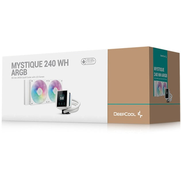 Afbeelding laden in galerijviewer, Deepcool mystique 240 argb waterkoeling (wit, 4-pins pwm fan-connector)