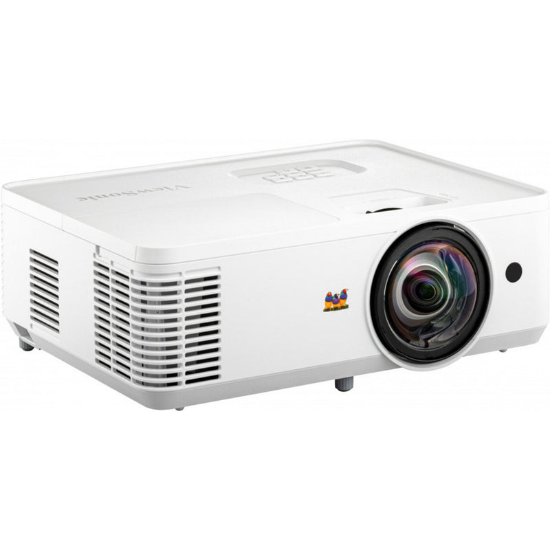 Afbeelding laden in galerijviewer, Viewsonic ps502w wxga short throw dlp-projector (wit, 4000 ansi lumen, voor zakelijk gebruik en onderwijs)
