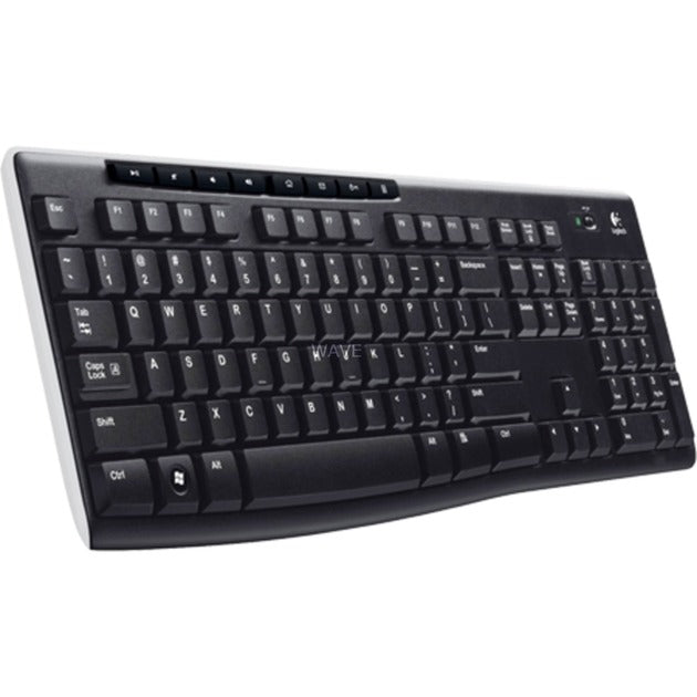 Afbeelding laden in galerijviewer, Logitech wireless keyboard k270 (zwart, eu lay-out (qwerty), rubberdome)