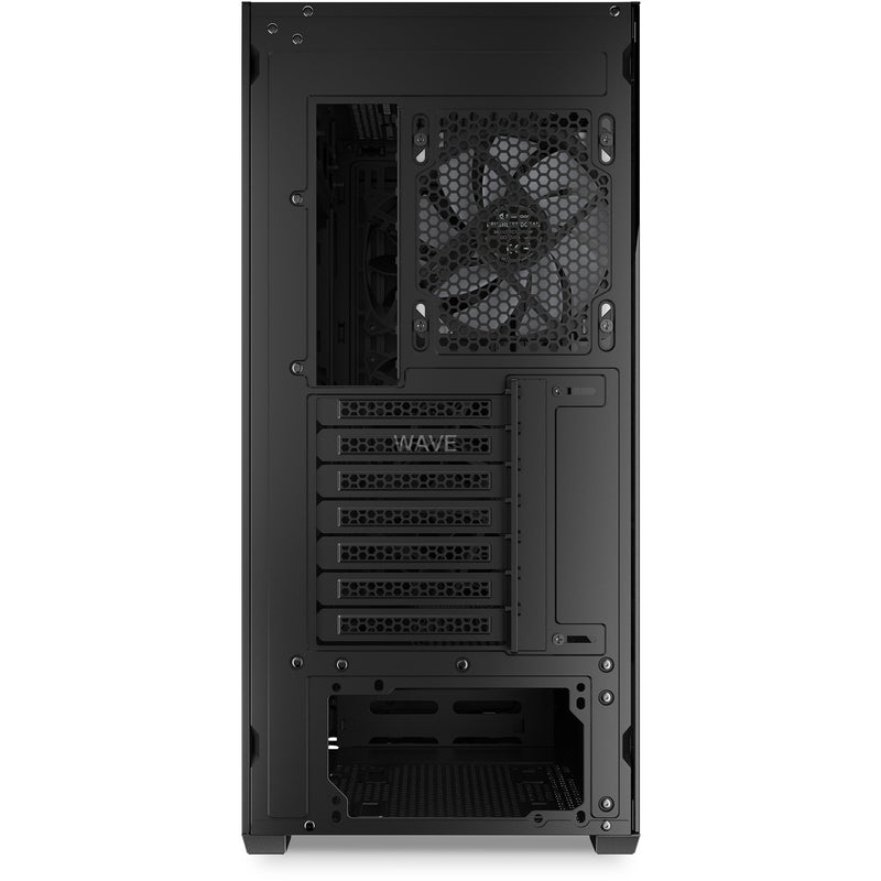 Afbeelding laden in galerijviewer, Sharkoon ak4w rgb strip midi tower behuizing (zwart | 2x usb-a | 1x usb-c | rgb | tempered glass)