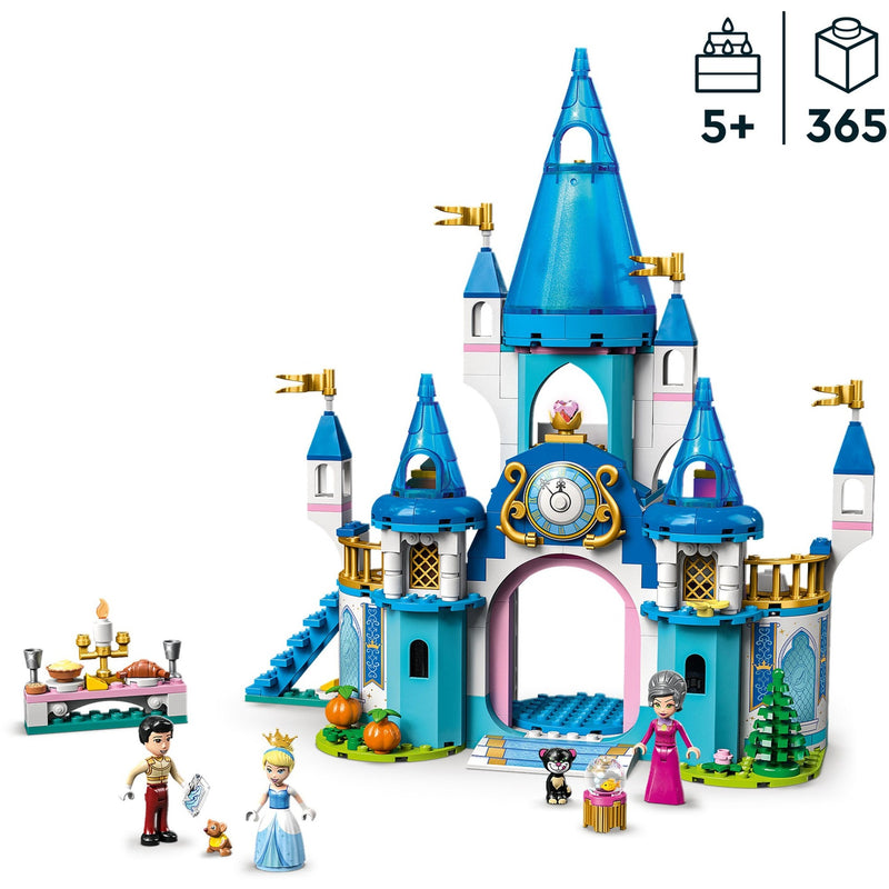 Afbeelding laden in galerijviewer, Lego disney princess - het kasteel van assepoester en de knappe prins constructiespeelgoed (43206)
