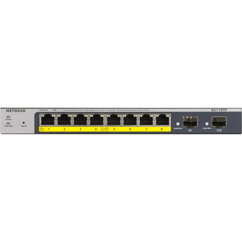 Afbeelding laden in galerijviewer, Netgear gs110tp v3 switch