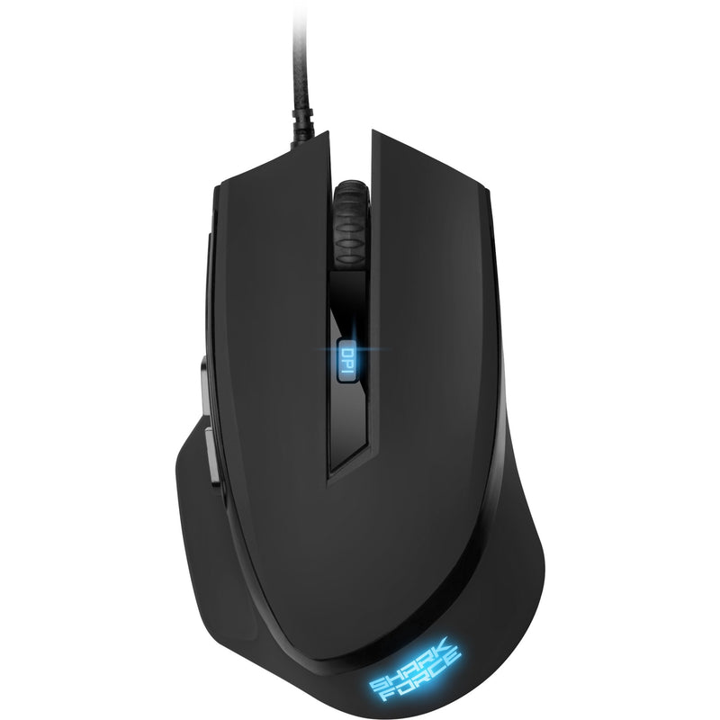 Afbeelding laden in galerijviewer, Sharkoon shark force ii gaming muis (zwart, 400 - 4200 dpi, meerkleurige leds)