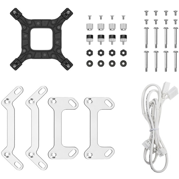 Afbeelding laden in galerijviewer, Deepcool ld240 waterkoeling (wit, 4-pins pwm fan-connector)