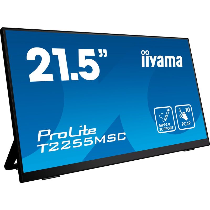 Afbeelding laden in galerijviewer, Iiyama prolite t2255msc-b1 21.5 monitor (zwart, hdmi, displayport, 2x usb-a)