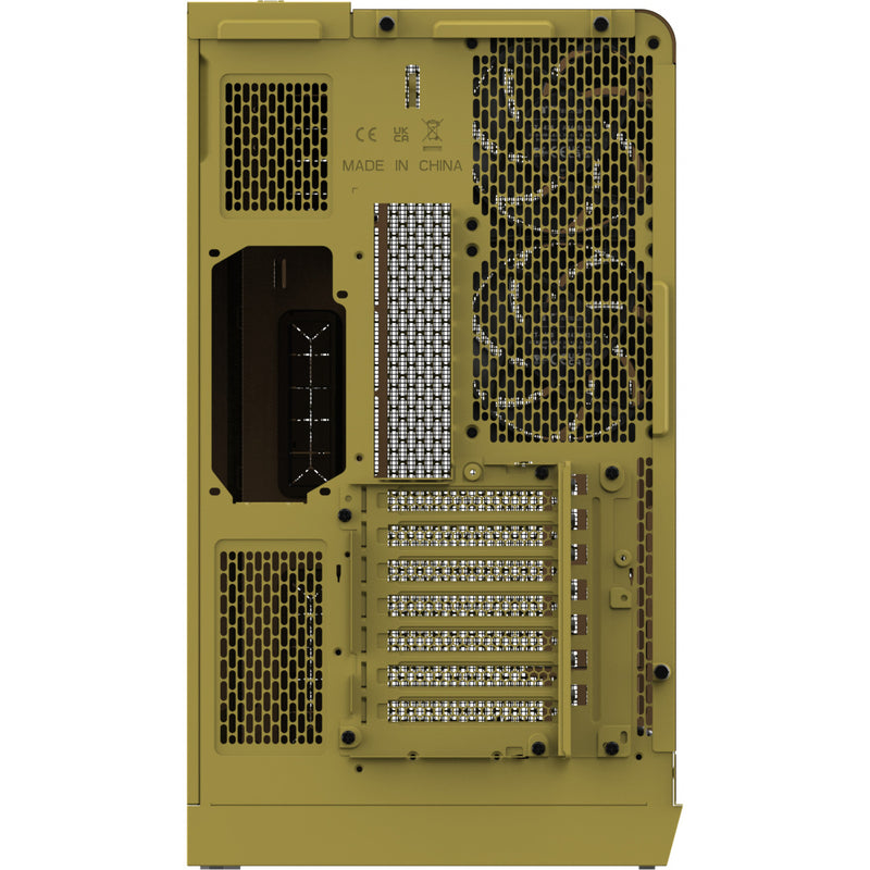 Afbeelding laden in galerijviewer, Thermaltake view 390 air butter caramel midi tower behuizing (geel | 2x usb-a | 1x usb-c | tempered glass)