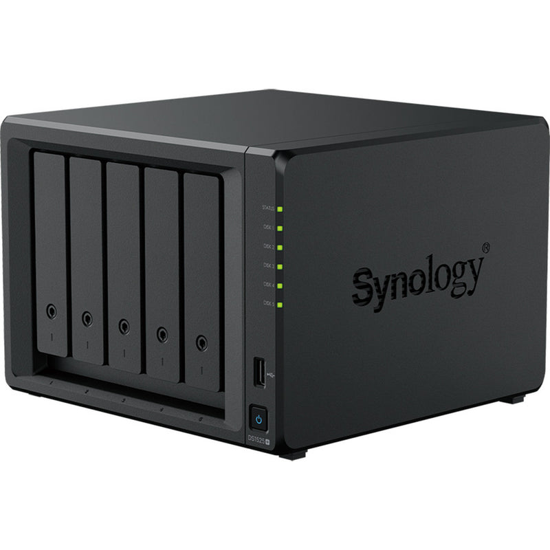 Afbeelding laden in galerijviewer, Synology diskstation ds1525+ nas (zwart, 2x lan, usb)