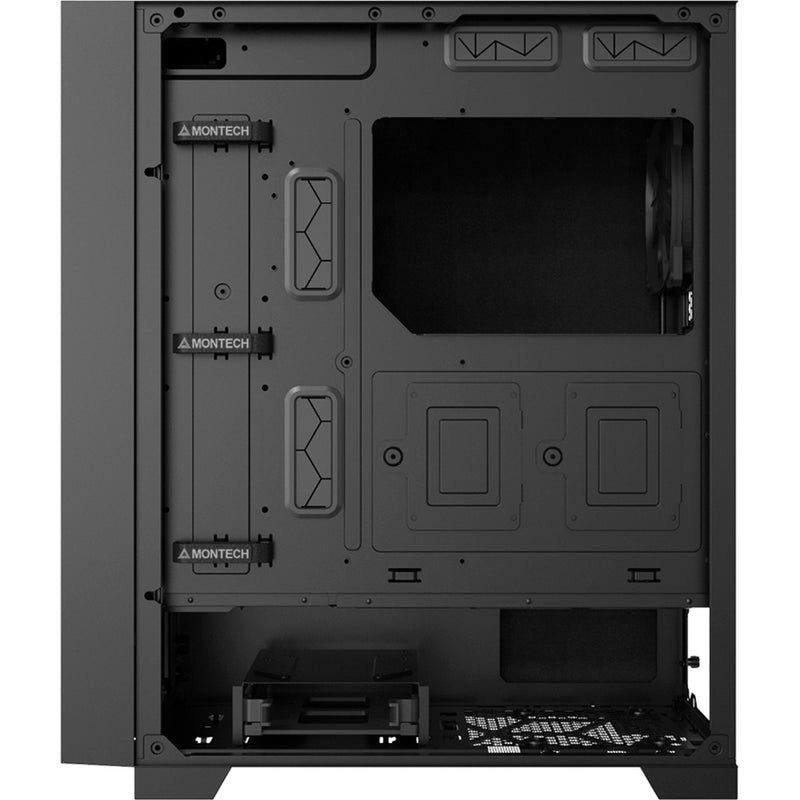 Afbeelding laden in galerijviewer, Montech air 1000 silent midi tower behuizing (zwart | 3x usb-a)