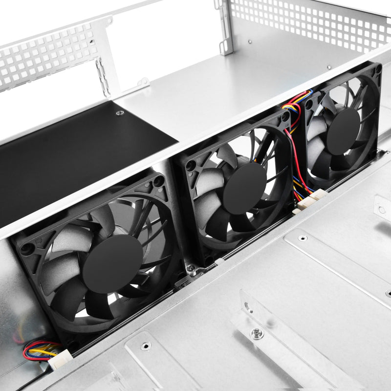 Afbeelding laden in galerijviewer, Silverstone rm21-308 rack behuizing (zwart | 1x usb-a 2.0 | 1x usb-a 3.2 (5 gbit s))