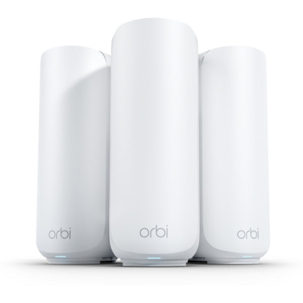 Afbeelding laden in galerijviewer, Netgear orbi 370 wifi mesh systeem, dual-band wifi 7-mesh systeem, 3 stuks mesh router (wit, 1x orbi wifi 7-router (rbe371), 2x orbi wifi 7-satellieten (rbe370))