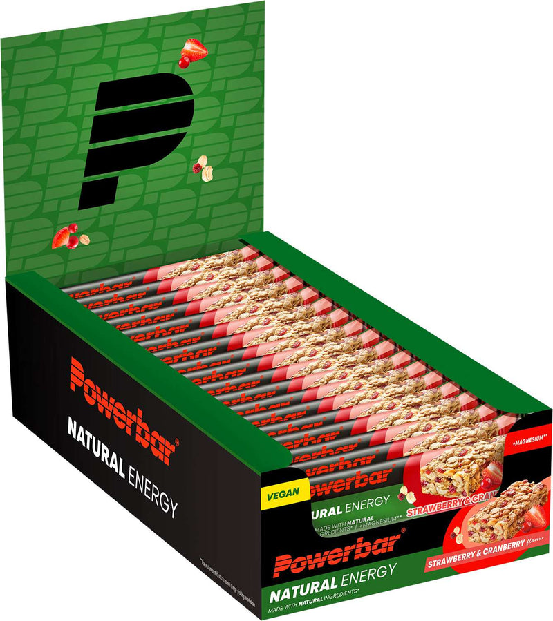 Afbeelding laden in galerijviewer, Powerbar natural energy cereal (vegan) bar 18er box